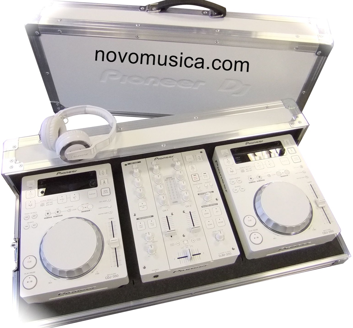 Pioneer DJ 350 Pack White CDJ350 DJM350